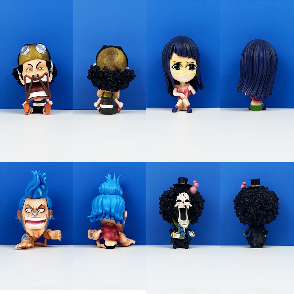 Mô hình One Piece chibi Luffy Zoro Sanji Ace Sabo Nami Robin Choper Usopp Brook Franky Jinbei Boa Hancok Doflamingo