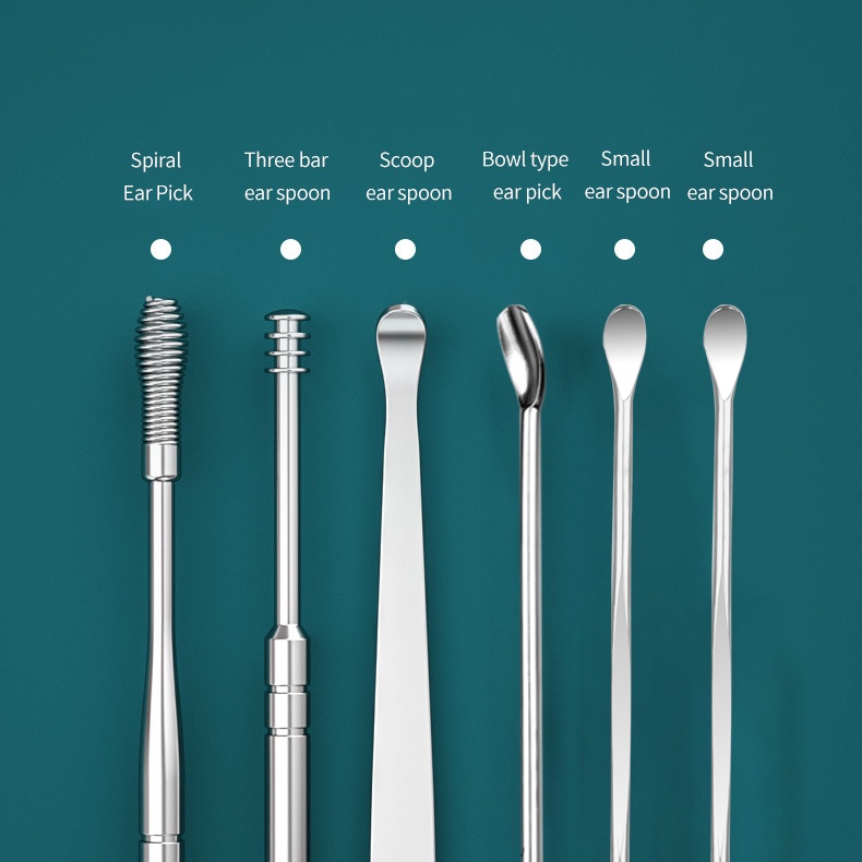 Set 7 Dụng Cụ Làm Sạch Ráy Tai Chuyên Dụng