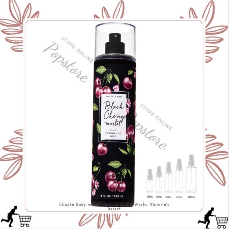 Xịt toàn thân Body Mist Bath & Body Works - Black Cherry Merlot