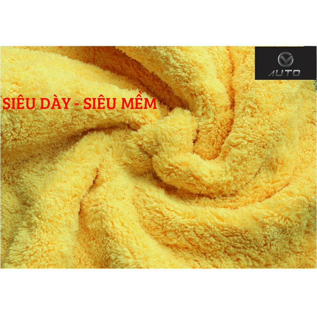 Khăn lông cừu Microfiber chuyên dụng vệ sinh ô tô, xe hơi siêu thấm, không bám sợi. | BigBuy360 - bigbuy360.vn