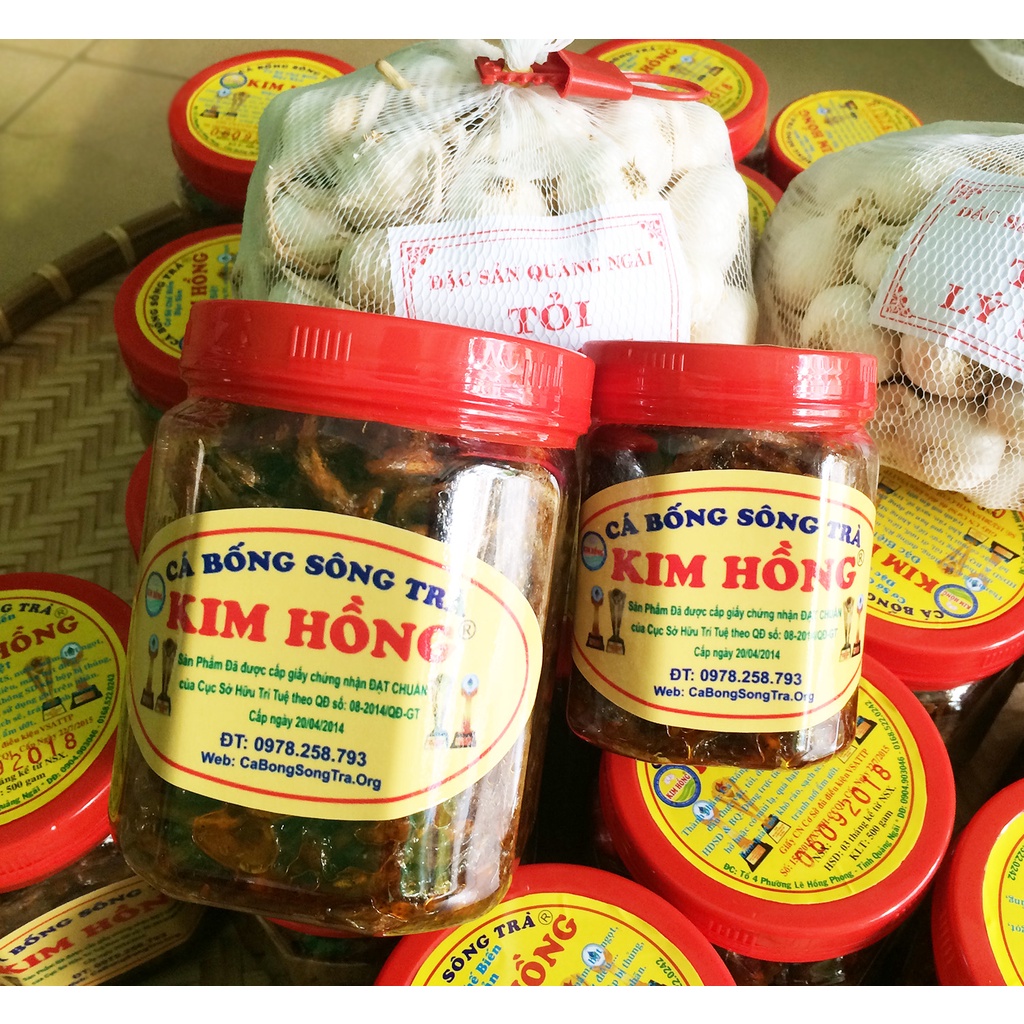 Cá Bống Sông Trà Kim Hồng [ chính hiệu] Rim Tiêu Ăn Liền