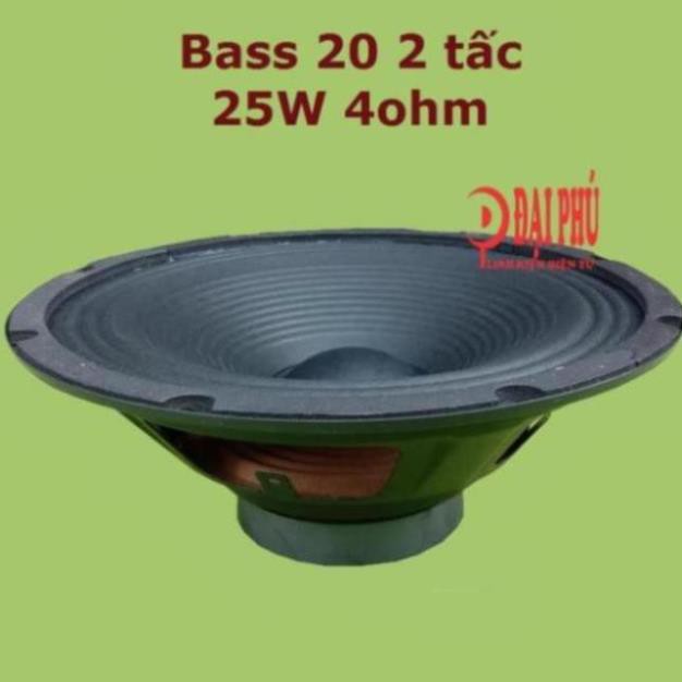 Loa bass 20 2 tấc cho loa kéo công suất 25W 4Ohm