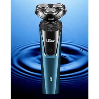 Máy cạo râu đa năng 4D 3in1 chính hãng Lingke có đèn led, 3 đầu tỉa lông mũi, tông đơ, cạo râu