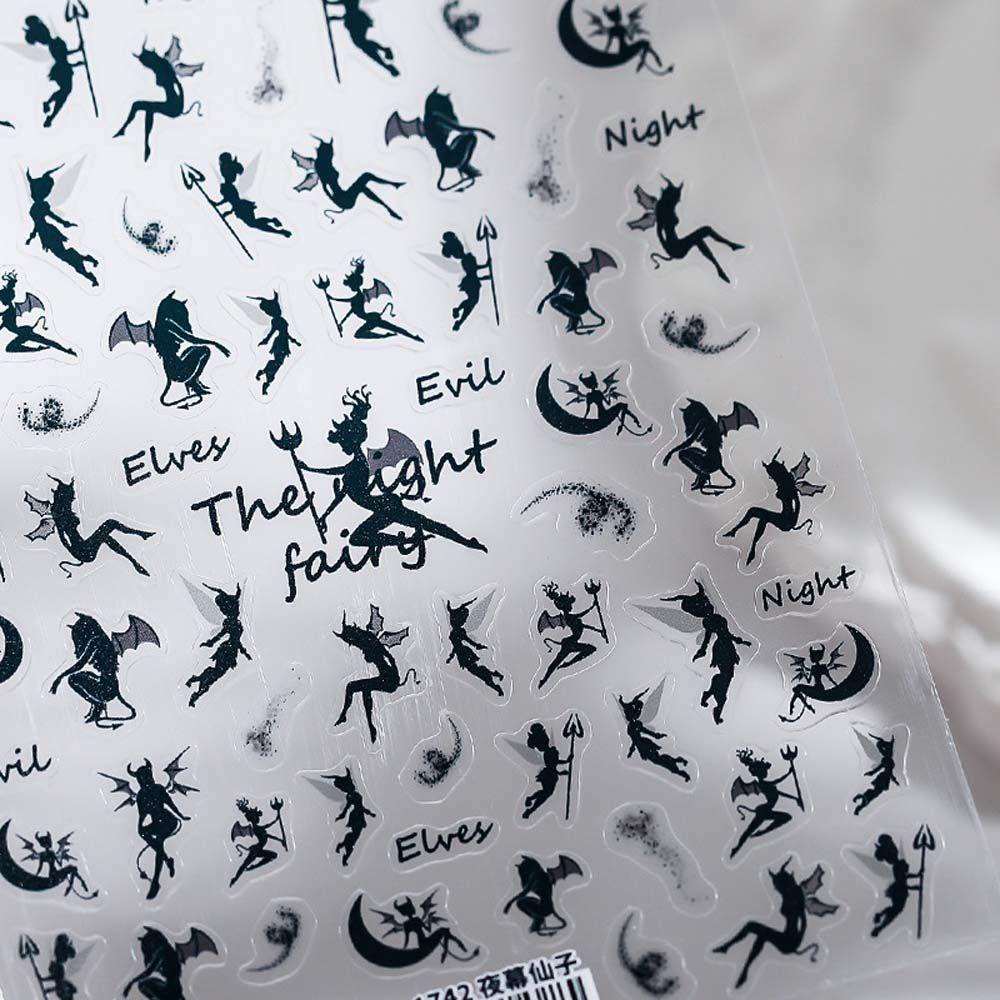 Miếng Dán Trang Trí Móng Tay Hình Chú Vịt Hoạt Hình Xinh Xắn