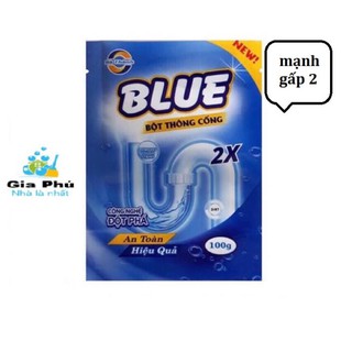 Bột thông cống Blue hiệu quả gấp đôi 100gram LV HOME