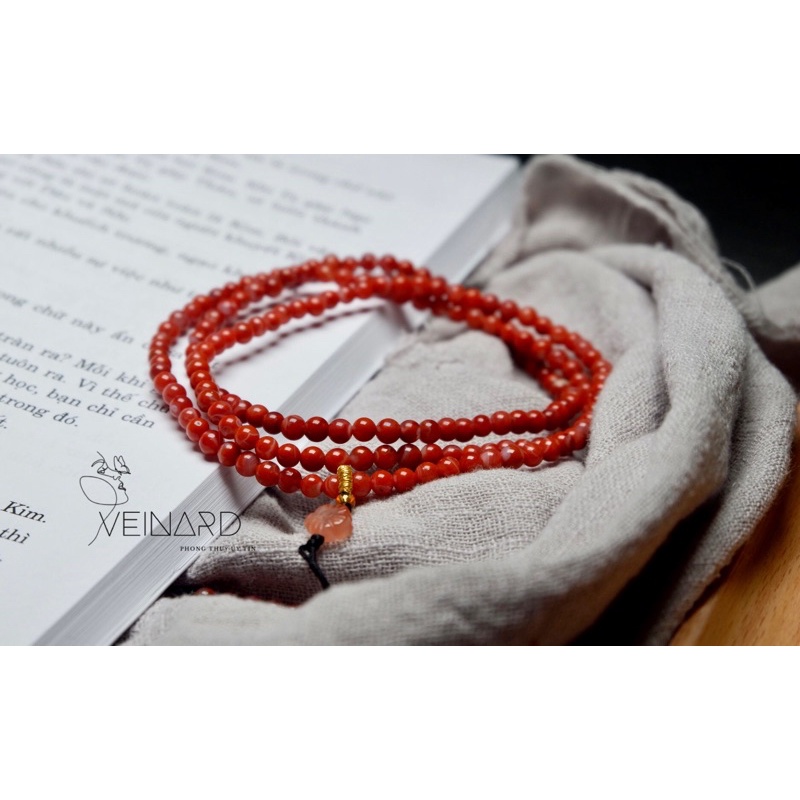 VÒNG TAY PHONG THUỶ LAM HỒNG NGOC 108 hạt