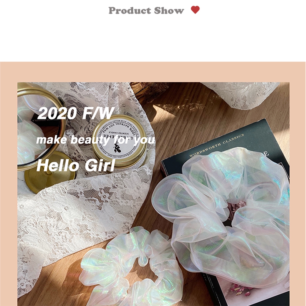 Dây buộc tóc co dãn dạng lưới thời trang dành cho nữ