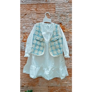 set véc dạ tuýt cho bé diện tết