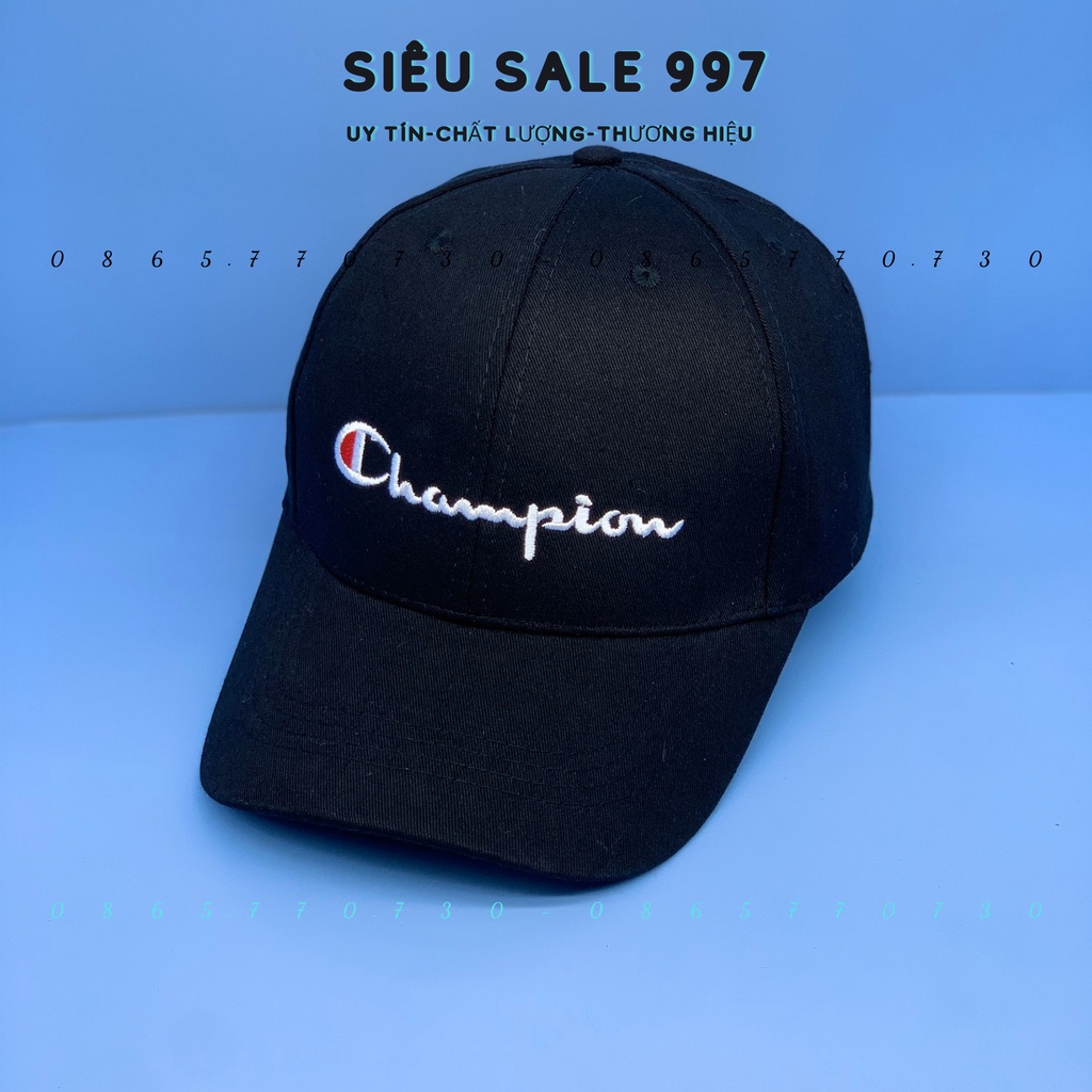 MŨ LƯỠI TRAI CHAMPYON CHẤT KAKI DÀY PHONG CÁCH THỜI TRANG NAM NỮ