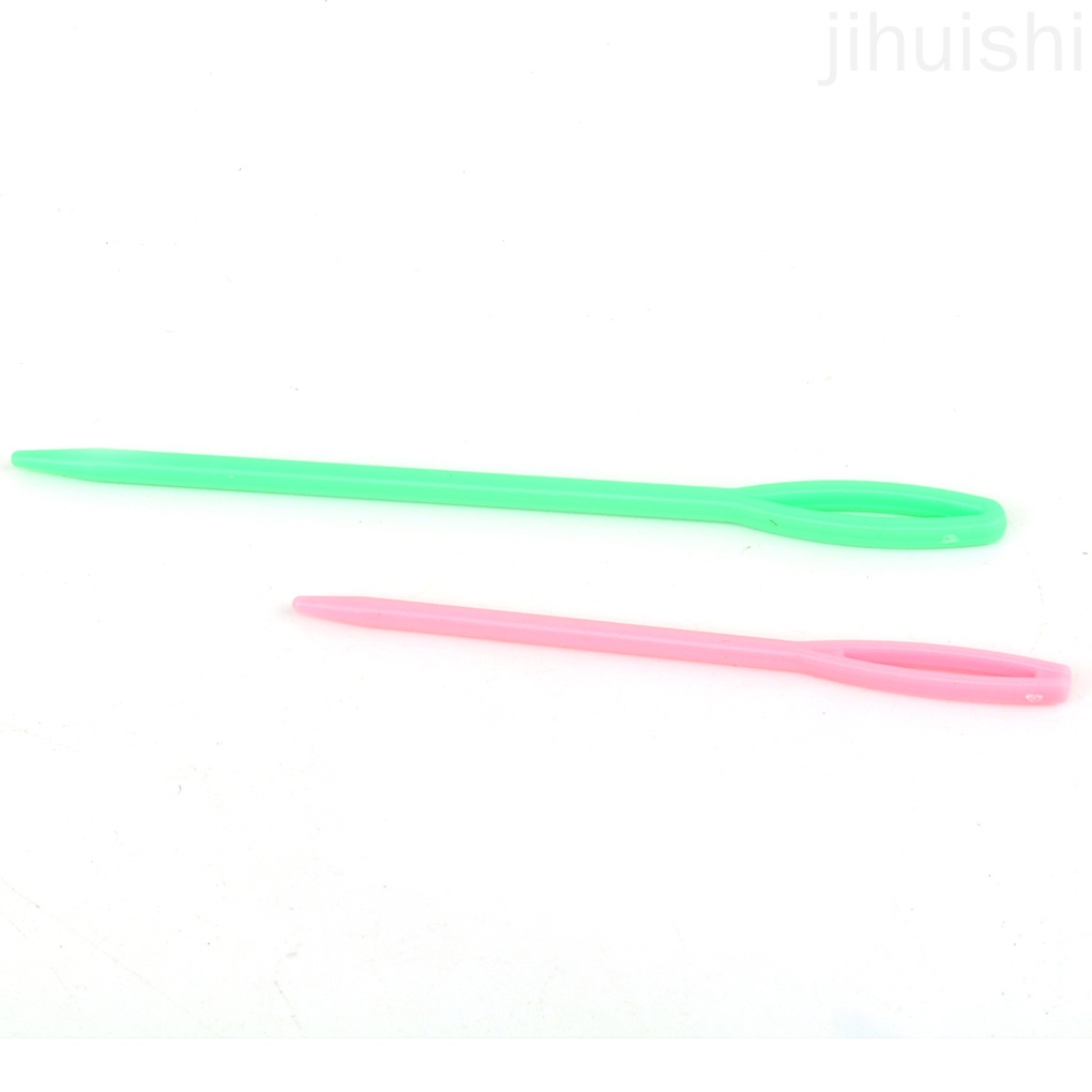 6 kim đan len bằng nhựa nhiều màu sắc tiện lợi