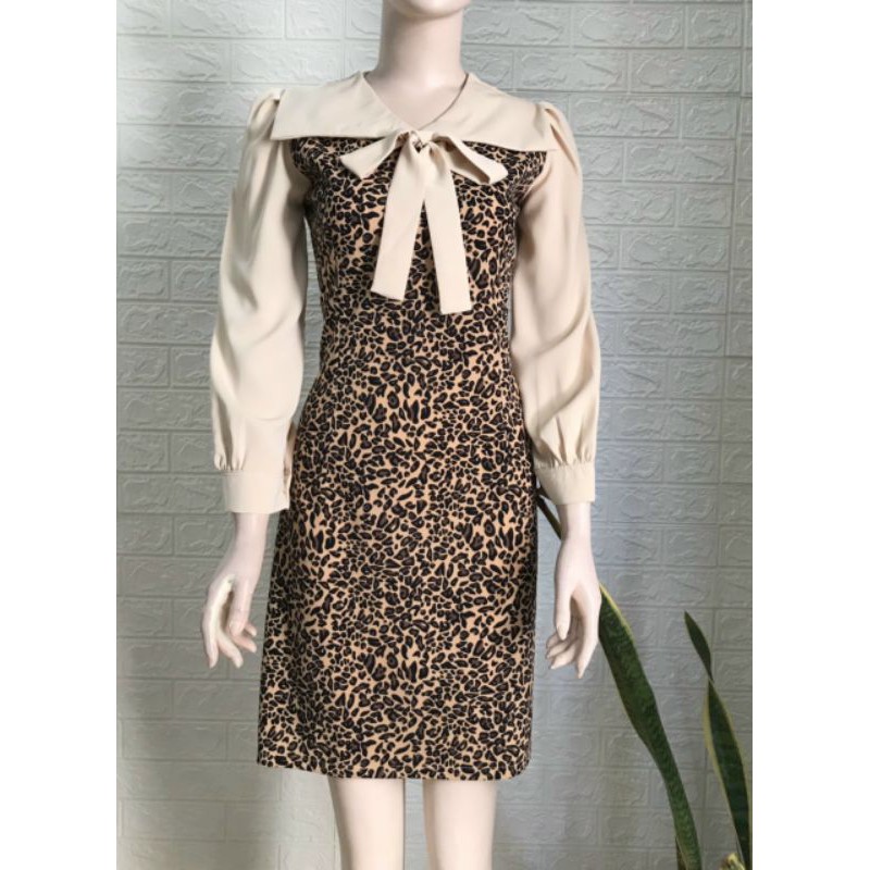 Đầm nữ ôm phối tay có size