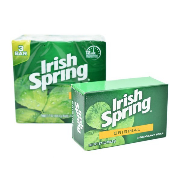 🍀 ✨☘️ 🏆 Xà phòng khử mùi Irish Spring Original Deodorant Soap 104.8g