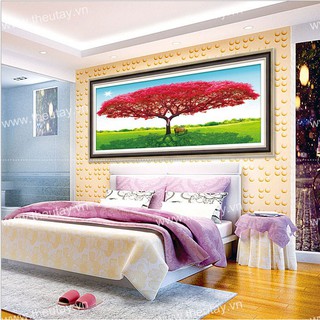 Tranh Đính Đá ABC 3D Hồng Vận Đan Đầu DF2123 (KHÁCH TỰ ĐÍNH) KT:150X60CM