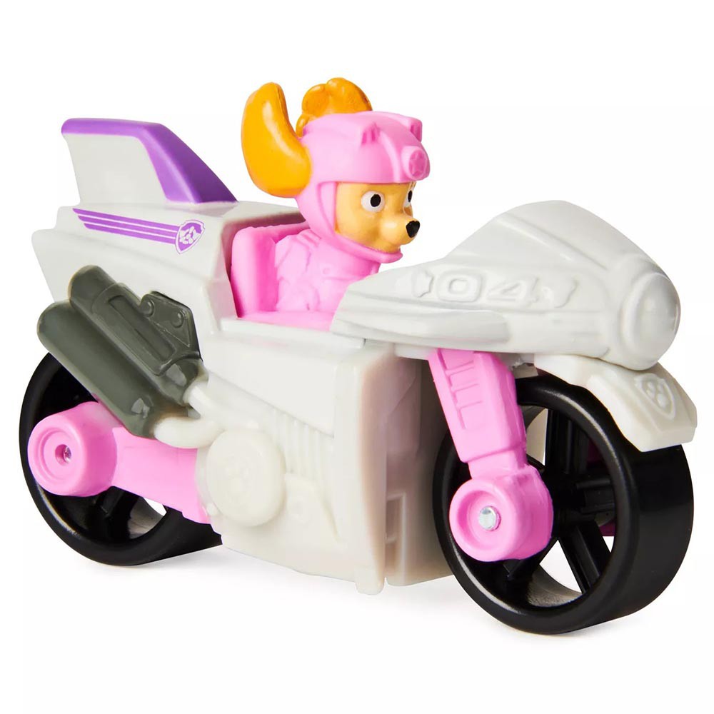 Đồ chơi mô hình Xe mô tô cứu hộ Paw Patrol True Metal tỷ lệ 1:55 kích thước  7x3.5x3.5cm - Moto Pups