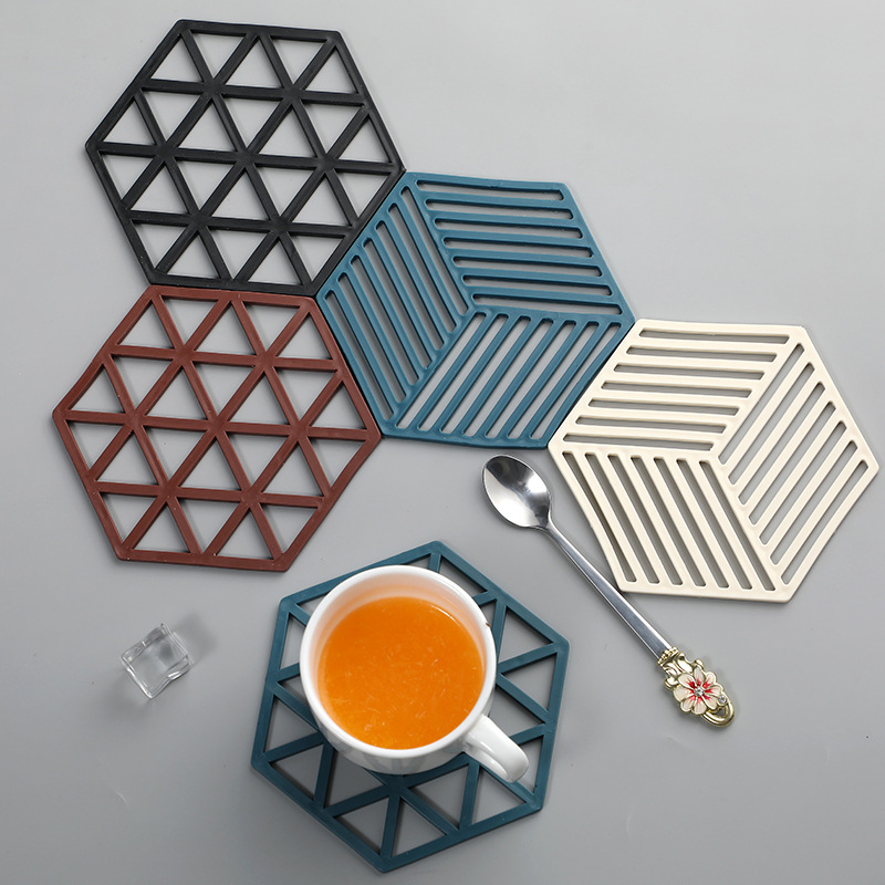 Đế lót ly OSSAYI bằng silicon cách nhiệt thiết kế độc đáo tiện dụng