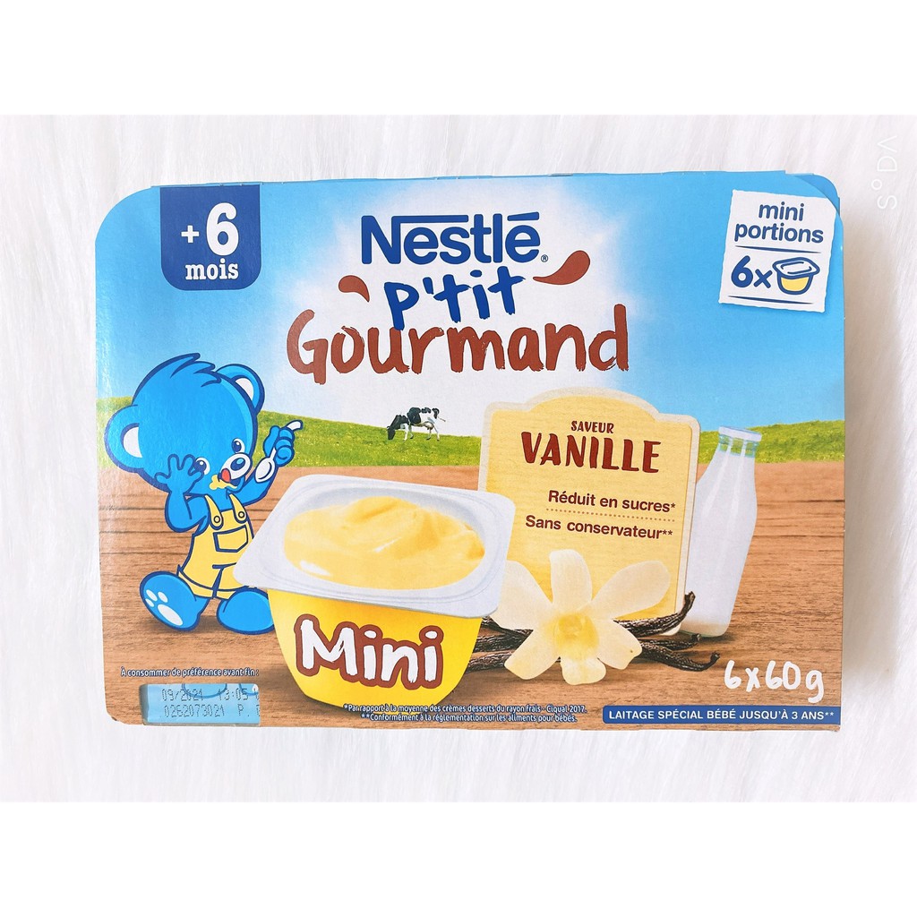 Váng sữa Nestle Pháp cho bé ăn dặm. Date 10/2022 - Sweet Baby House