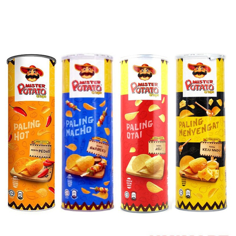 Khoai Tây Ống Mister Potato Đủ Vị 100gr