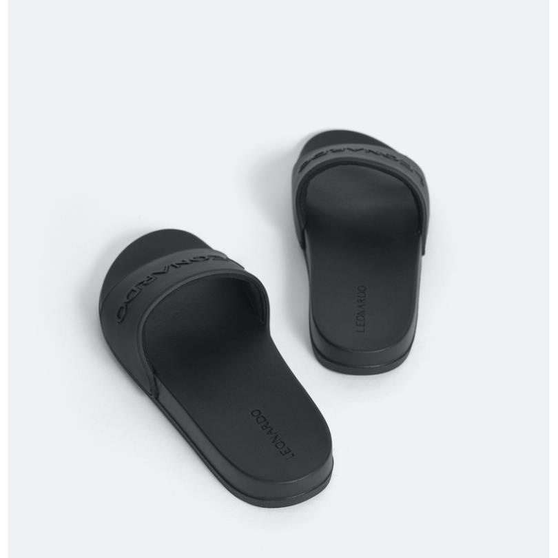 ZO Dép quai ngang nam nữ đế cao su Leo Rubber Slides thương hiệu Leonardo