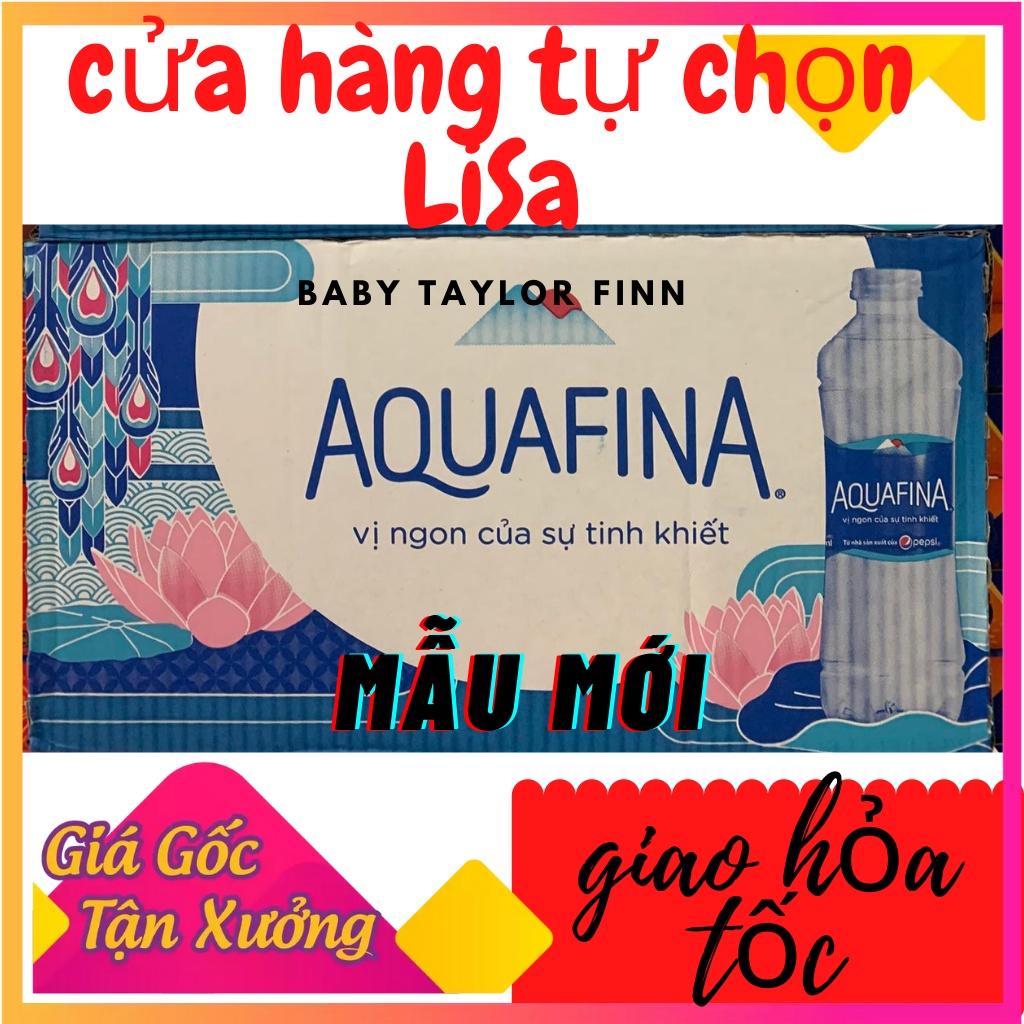 Thùng 24 chai nước suối aquafina 500ml