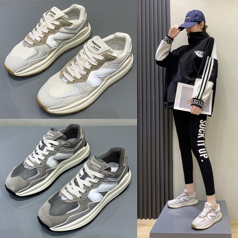 Giày thể thao nữ độn đế , giày sneaker quảng châu cao cấp (v)