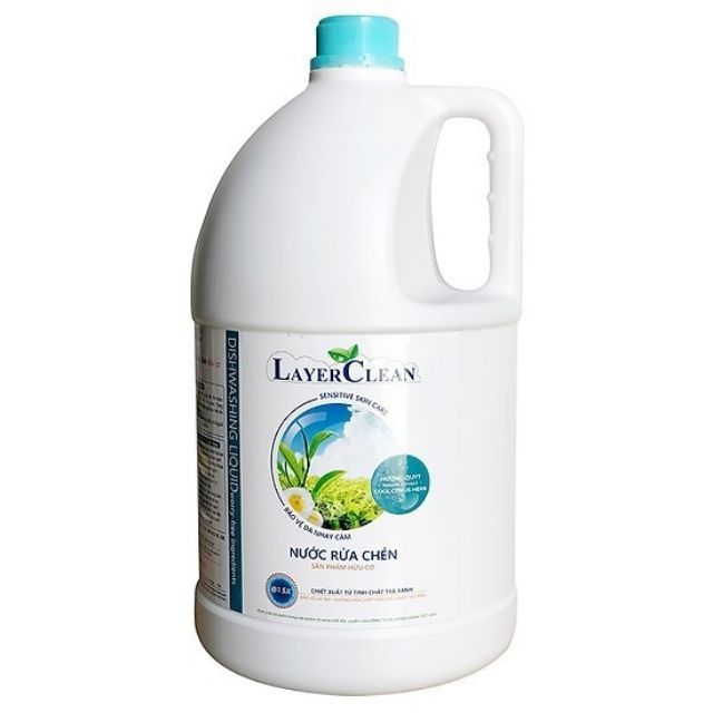 Nước rửa bát hữu cơ Layer Clean hương Quýt 5L