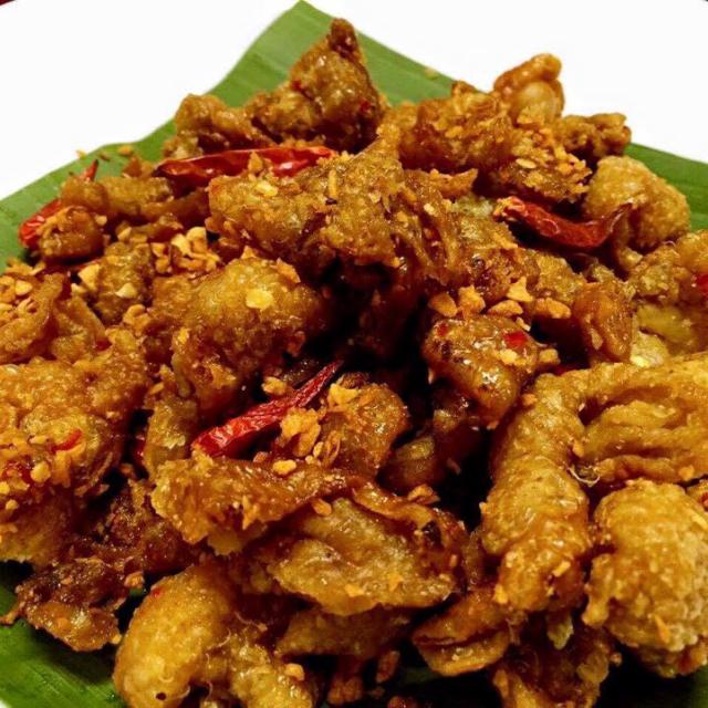 Da gà chiên giòn tỏi ớt 250g siêu ngon