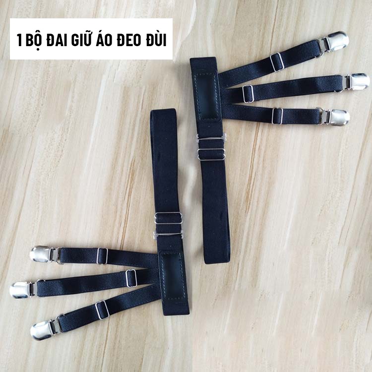 Đai kẹp giữ áo sơ mi không nhăn khi sovin đai đeo đùi