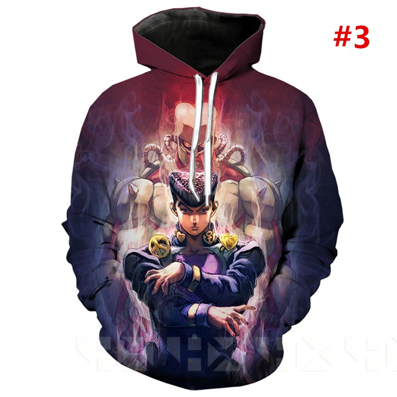 CLOOCL Fashion Anime JoJo's Bizarre Adventure 3D Print Men Streetwear Hoodie