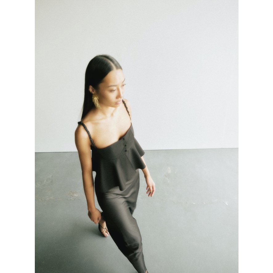 Áo dây cúp ngực Aspirin Bustier Peplum Top