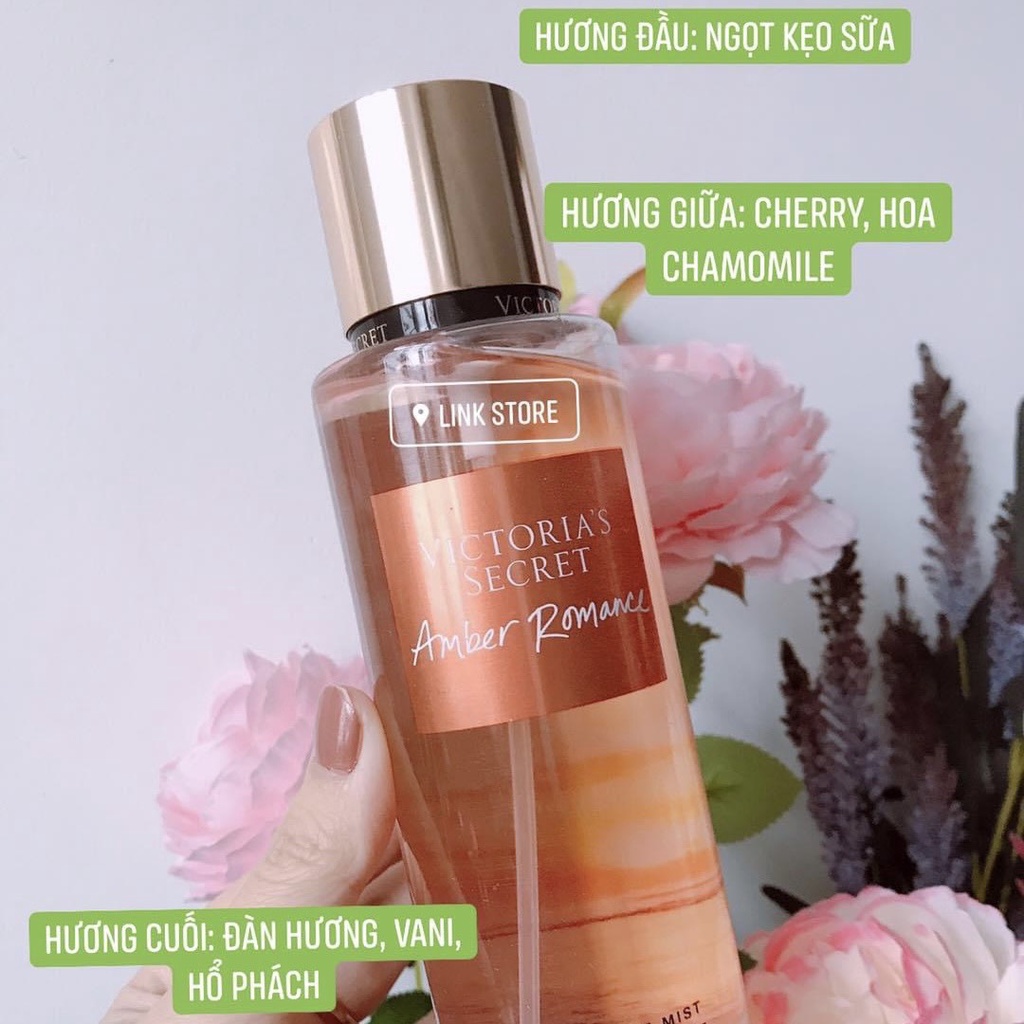 Xịt Thơm Body Mist Victoria’s Secret - AMBER ROMANCE