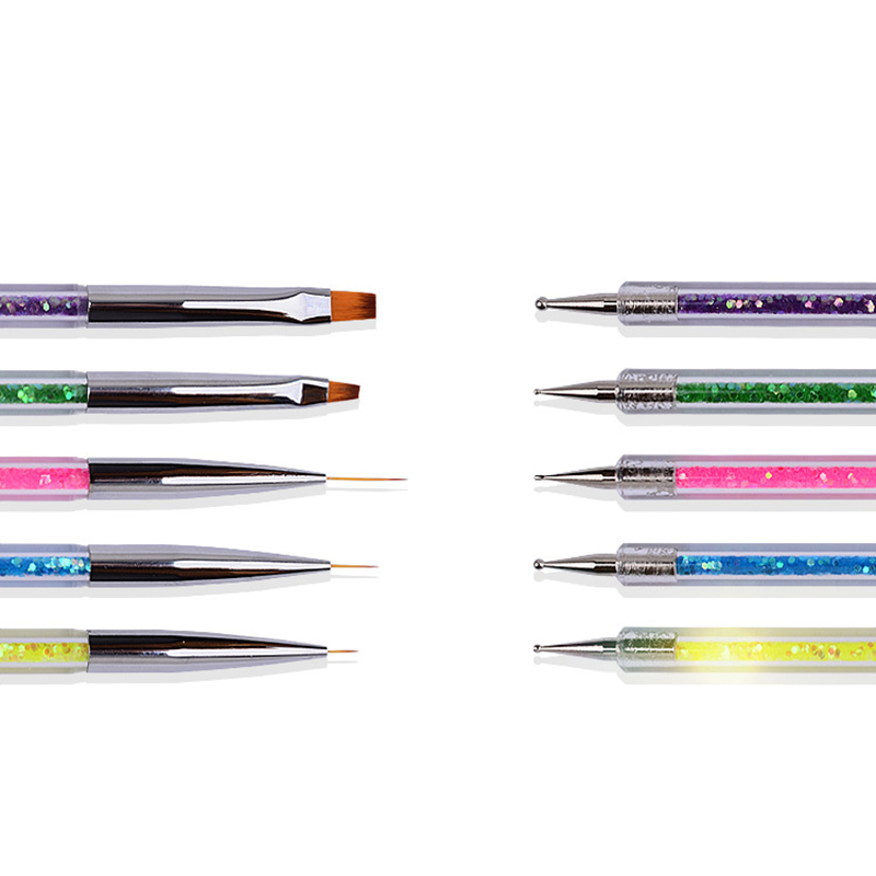 [Hàng mới về] Set 5 cọ vẽ móng gel UV 3D trang trí nghệ thuật