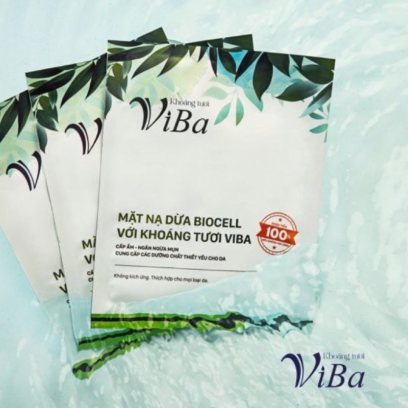 [HCM-GIA TOT] Mặt nạ dừa Biocell Viba. Mặt nạ ViBa. Mặt nạ dừa ViBa