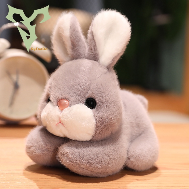 Đồ chơi nhồi bông Hình Thỏ Nằm Ngủ Dễ Thương Cho Bé Gái