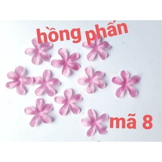 set 10 cánh hoa vải các màu