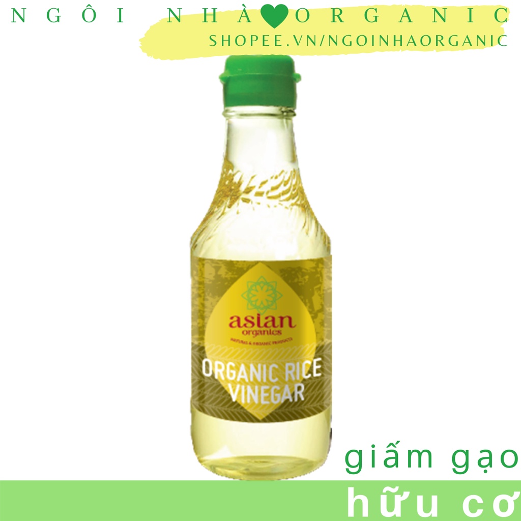 Giấm gạo hữu cơ Asian Organics 200ml Organic Rice Vinegar