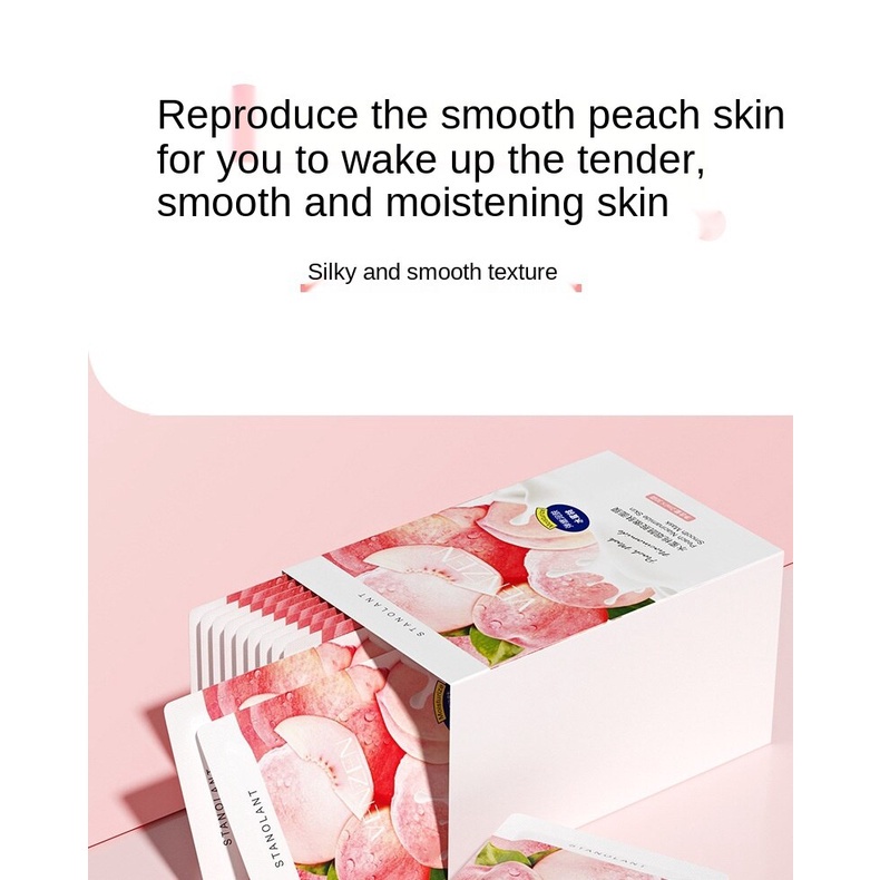 Mặt nạ dưỡng da chiết xuất đào căng trắng da dịu nhẹ chứa Niacinamide Vanzhen - Glow Vietnam | BigBuy360 - bigbuy360.vn