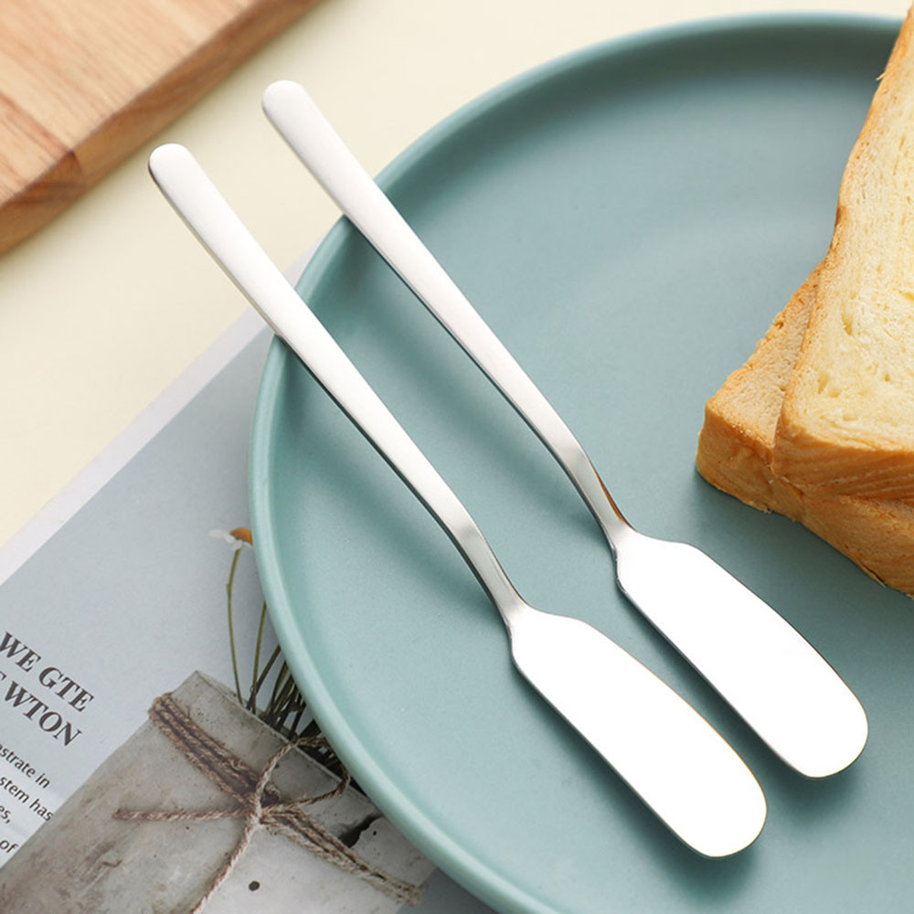 【sweet】1pc kitchen Creative Stainless Steel Butter honey Jam Knife Western tableware decorating tableware