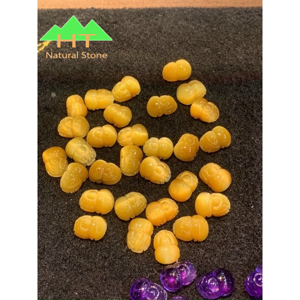 Mặt dây chuyền Tì Hưu Thiên Lộc đá mắt hô vàng tâm