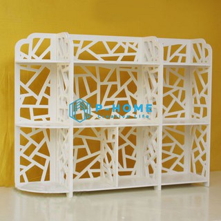 Kệ sách đứng chia ngăn mắt lưới
