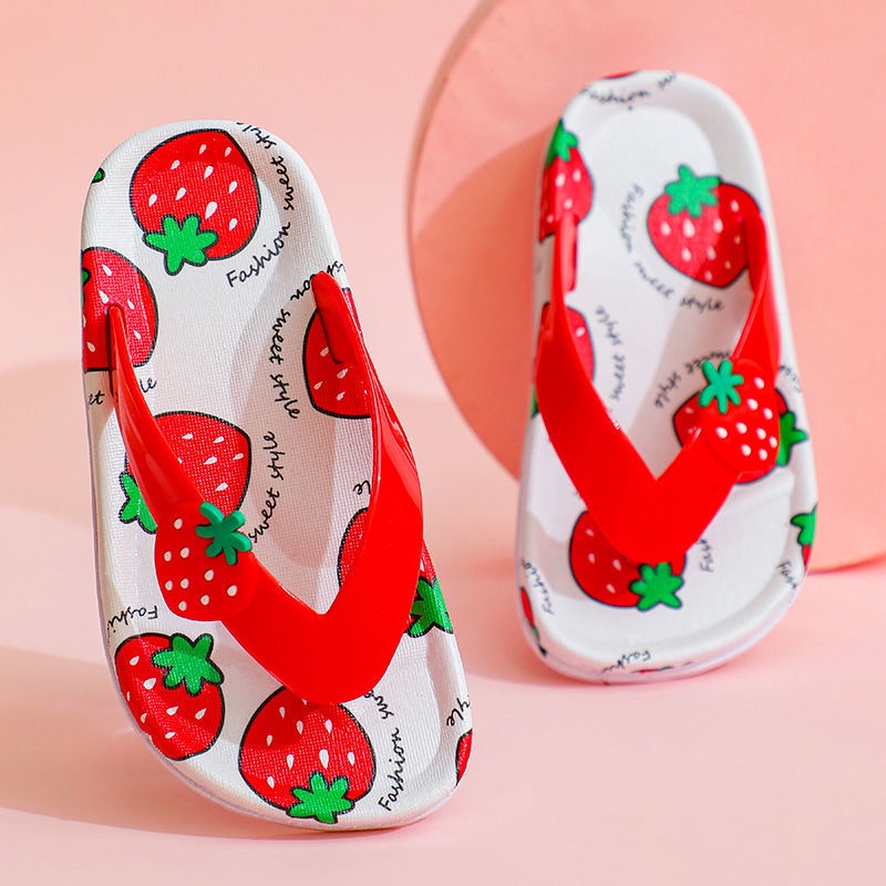 Dép Xỏ Ngón Đi Biển Phong Cách Hoạt Hình Dễ Thương Thời Trang Mới 2022 Dành Cho Bé Gái