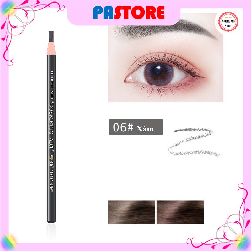 Chì xé kẻ lông mày COLOURED SOFT COMESTIC ART [ HÀNG MỚI VỀ ] chống thấm nước, chì kẻ mày không trôi PASTORE.