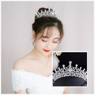 Vương Miện Hợp Kim Đính Pha Lê Sang Trọng Cho Phụ Nữ