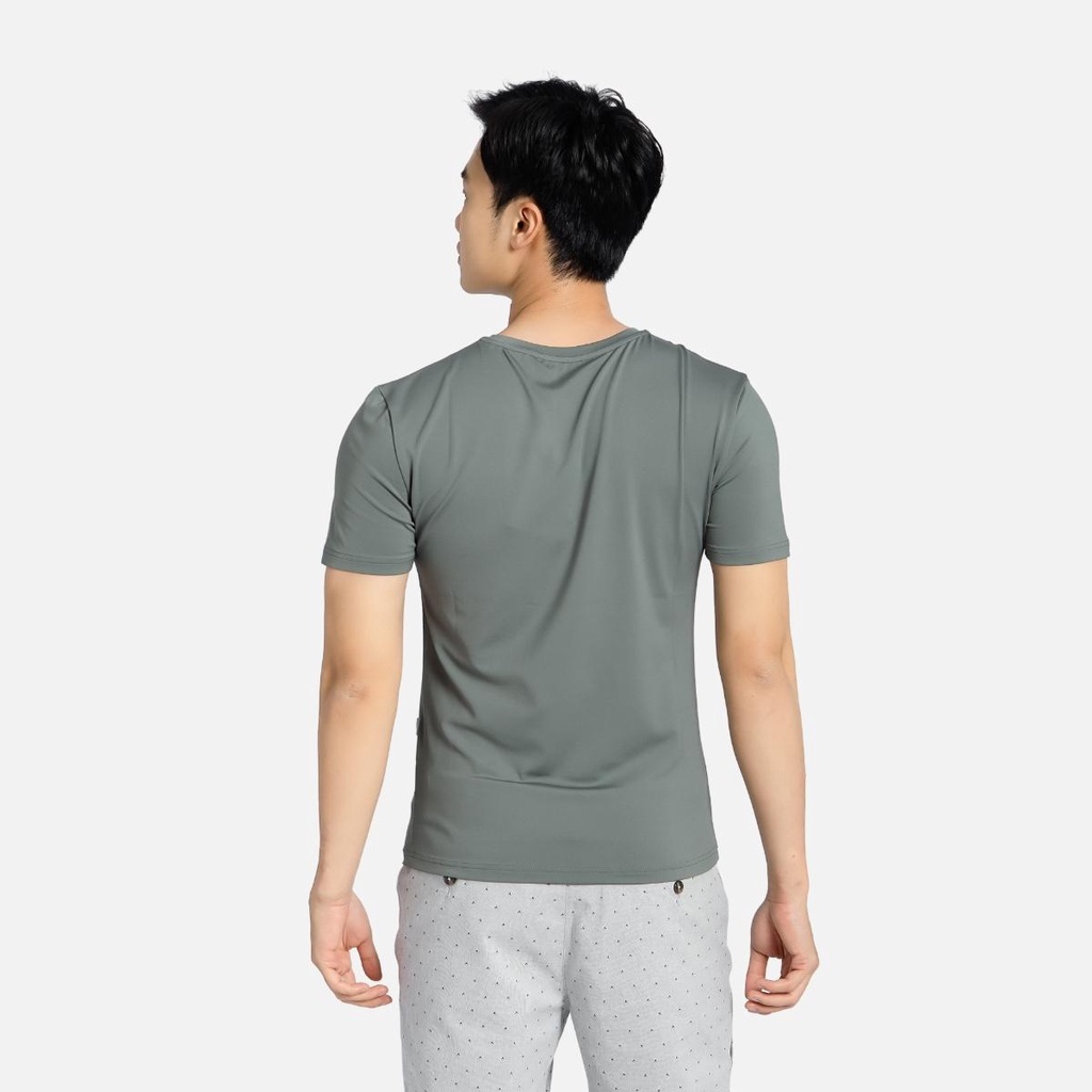 Áo thun ngắn cộc tay nam CIZA cao cấp cổ tròn vải cotton dáng Slim Fit size S M L XL CIZA ATNS21