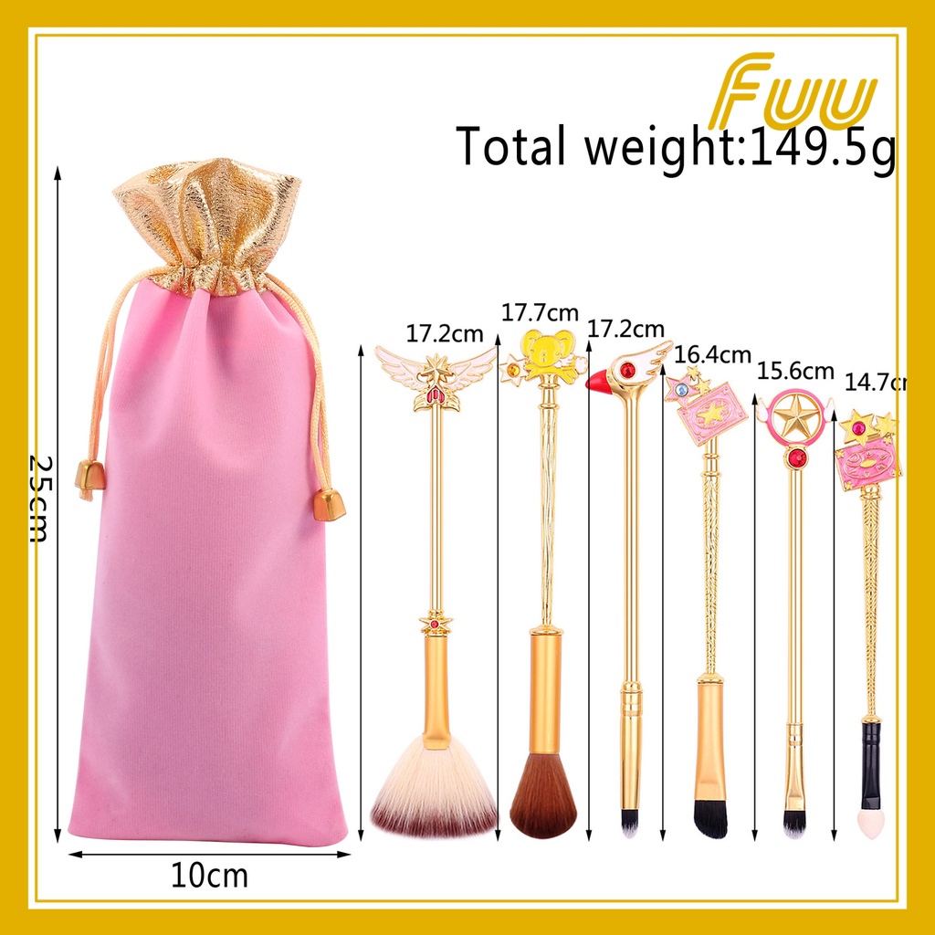 Bộ cọ trang điểm Sakura Thủ Lĩnh Thẻ Bài  mẫu 3