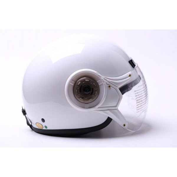 Mũ Bảo Hiểm Chita CT28 kính - Màu trắng