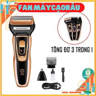 Máy cạo râu đa năng 3 in 1 - máy cạo râu khô không đau rát với 2 lưỡi cạo - ảnh sản phẩm 4