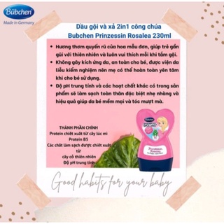 Sữa tắm gội Bubchen cho bé (Nội địa Đức)