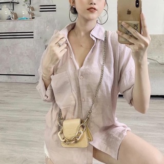 ÁO SƠMI LINEN FORM RỘNG