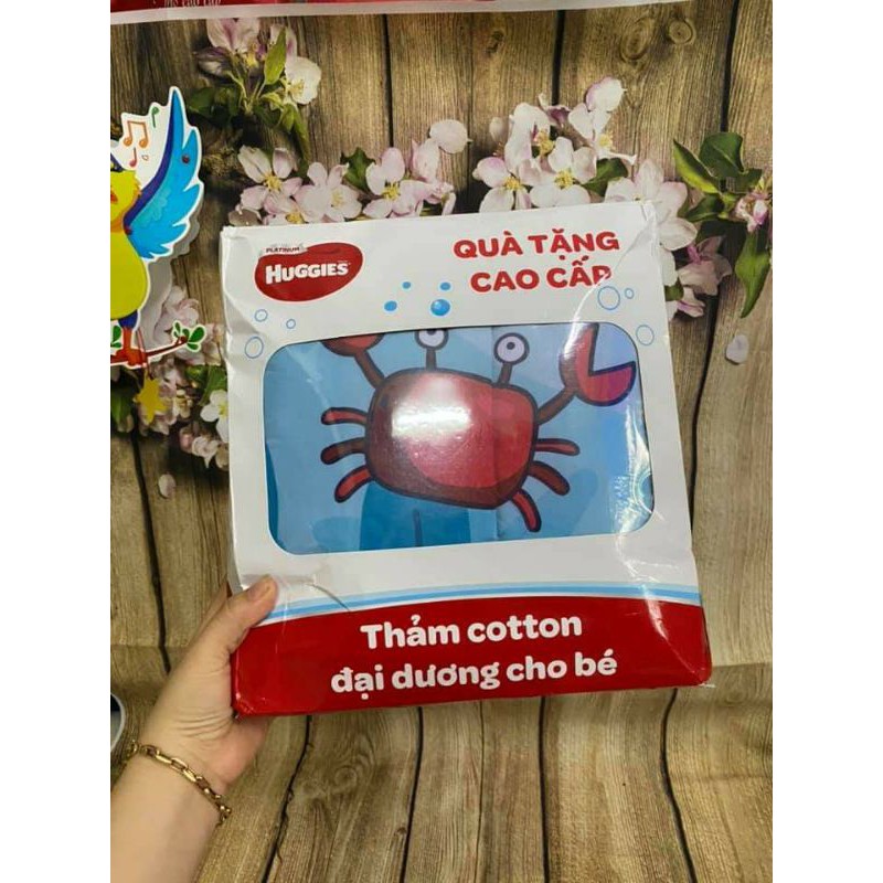 Thảm cotton đại dương cho bé.