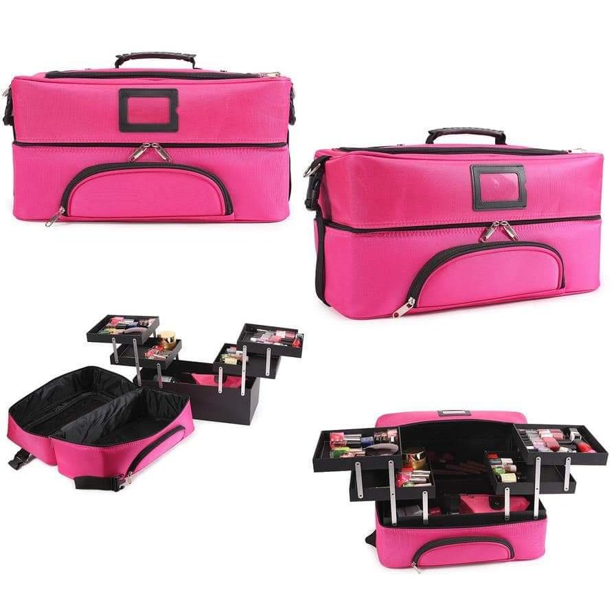 Cốp vải đựng đồ nail, mi, phun xăm size to 39,5x23x23cm